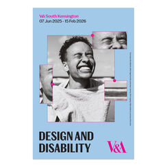 Design and Disability exhibition poster